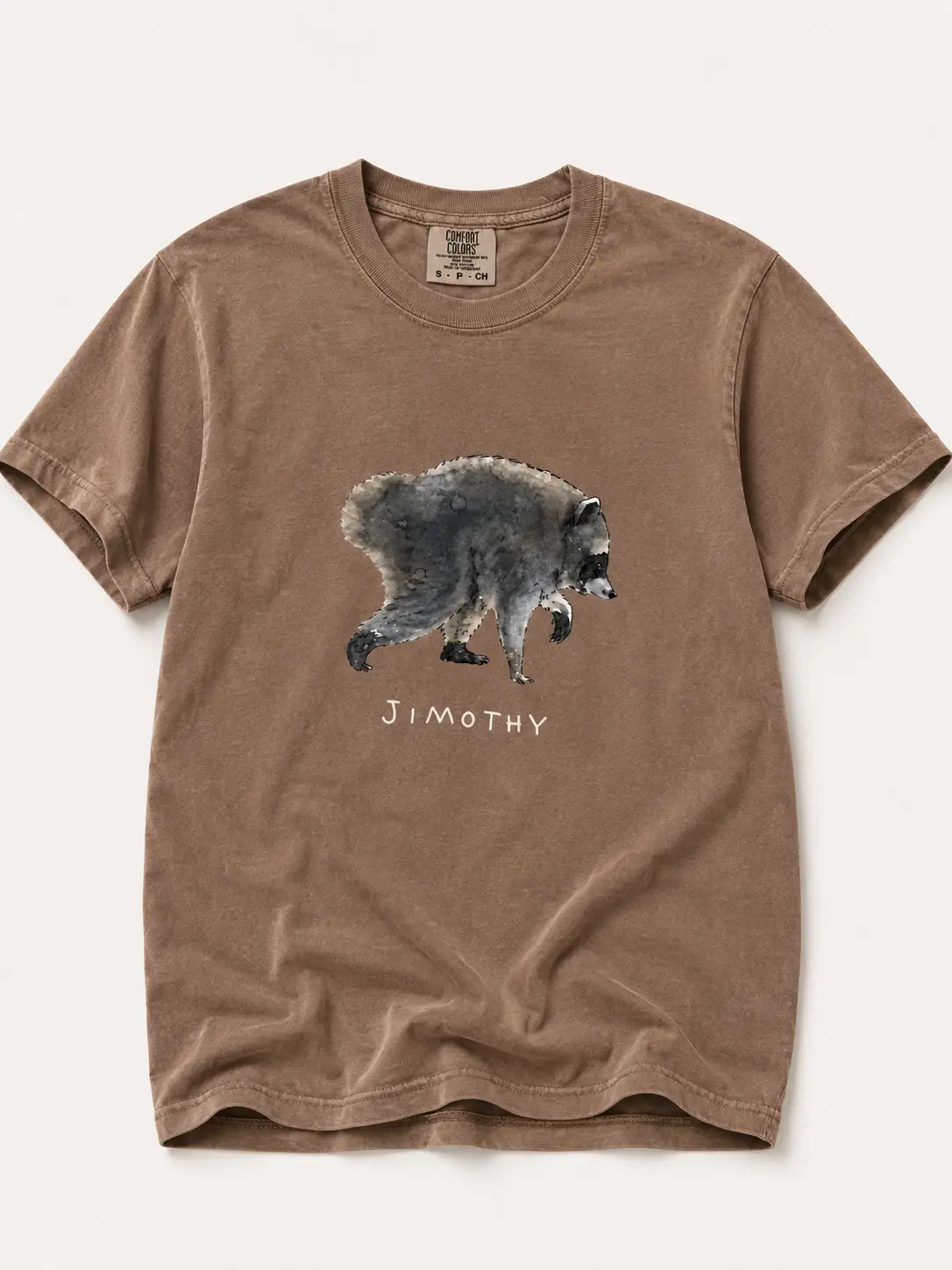 Comfort Colors Jimothy Raccoon Viral Shirt, Famous Seattle Raccoon Shirt, Short King Jimothy Tee Cute Trash Panda Shirt - TrendWear USA