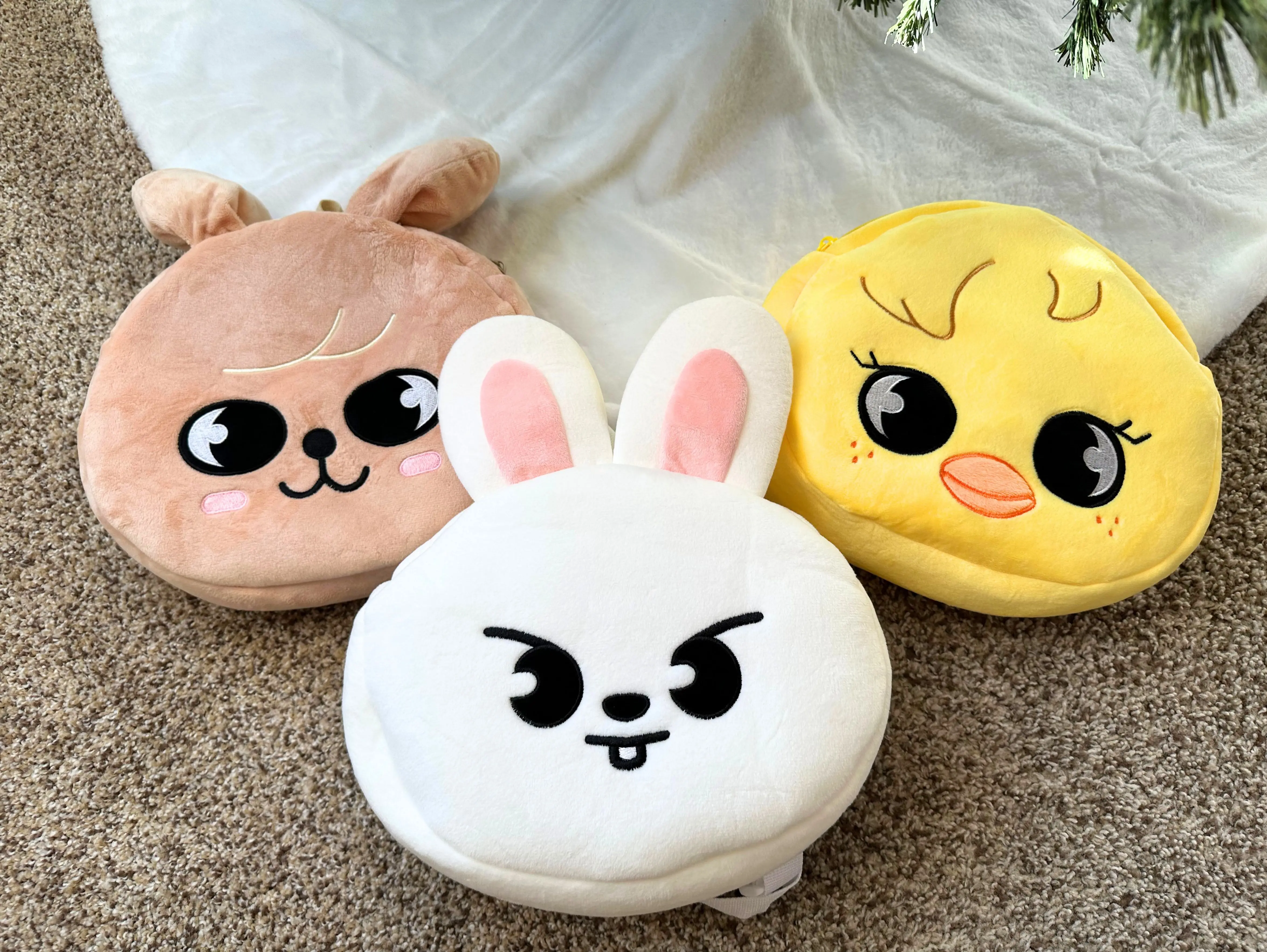SKZ Mini Backpack, Embroidered fan made mini bag for Kpop fan Soft 10-12 Inches bag