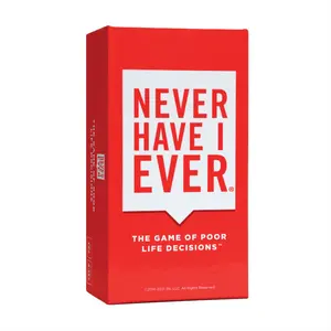 Never Have I Ever Card Game - Party Game of Poor Life Decisions - The Classic Viral Hilarious and Funny Icebreaker for Adults - Ages 17+