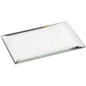 Plymor 2" x 3" Rectangle, 3mm Thick Beveled Glass Mirror
