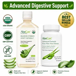 AloeCure Digestion Support Pack - Natural Aloe Juice 1btl, Aloe Vera Capsules 30 caps AloeCure Digestion Support Pack - Natural Aloe Juice 1btl, Aloe Vera Capsules 30 caps