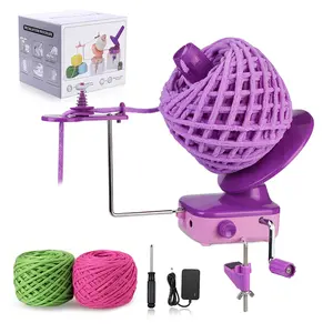 Harxvto Electric Yarn Winder for Crocheting , Large Capacity Automatic Yarn Winder with Strong Tension Stepless Speed，Gift Ideal Helper for Knitting Lovers.