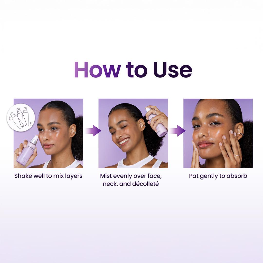 BIOHEAL BOH Probioderm 3D Lifting Cream Mist 3.38 fl oz (100 ml) | Face Moisturizers, Hydrating Glowing Serum Spray, Moisturizing & Elasticity-Enhancing Facial Mist for Face, Neck & Décolleté, Radiant Hydrating Mist Hydrate