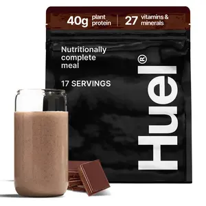 Huel Black Edition Powder | 40g Plant-Based Protein | 27 Vitamins & Minerals | Nutritionally Complete Meal | 17 Servings