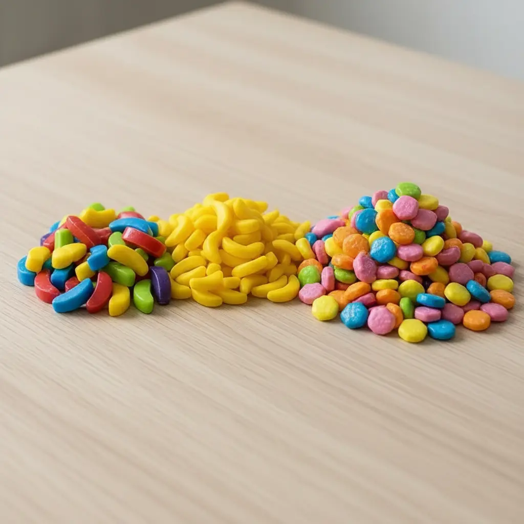 Variety Hard Candy Pick Your Flavor Bananarama, Crazy Banana, Flower Power Easy Snacking Treat Fun Crunchy Bite