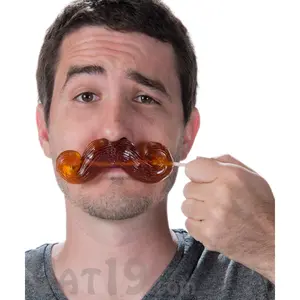 Gummy Mustache on a Stick