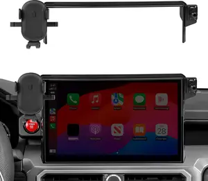 Canvcle Car Phone Holder Fits for Toyota Tacoma 2024 2025 with 14.3-inch Center Control Touch Screen Phone Mount for Tacoma Accessories Navigation Bracket Cell Phone Holder