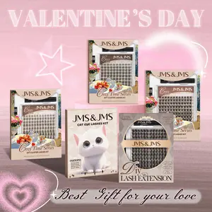 Spiky Manga Lash Kit l JMS&JMS Manga Collection l Fairy,Sidespike,Victory,Coco,Kitty,Princess Kit, DIY Eyelash Extension, Waterproof Week Long Lasting Anime Lash Makeup Cosmetic Valentine Gift