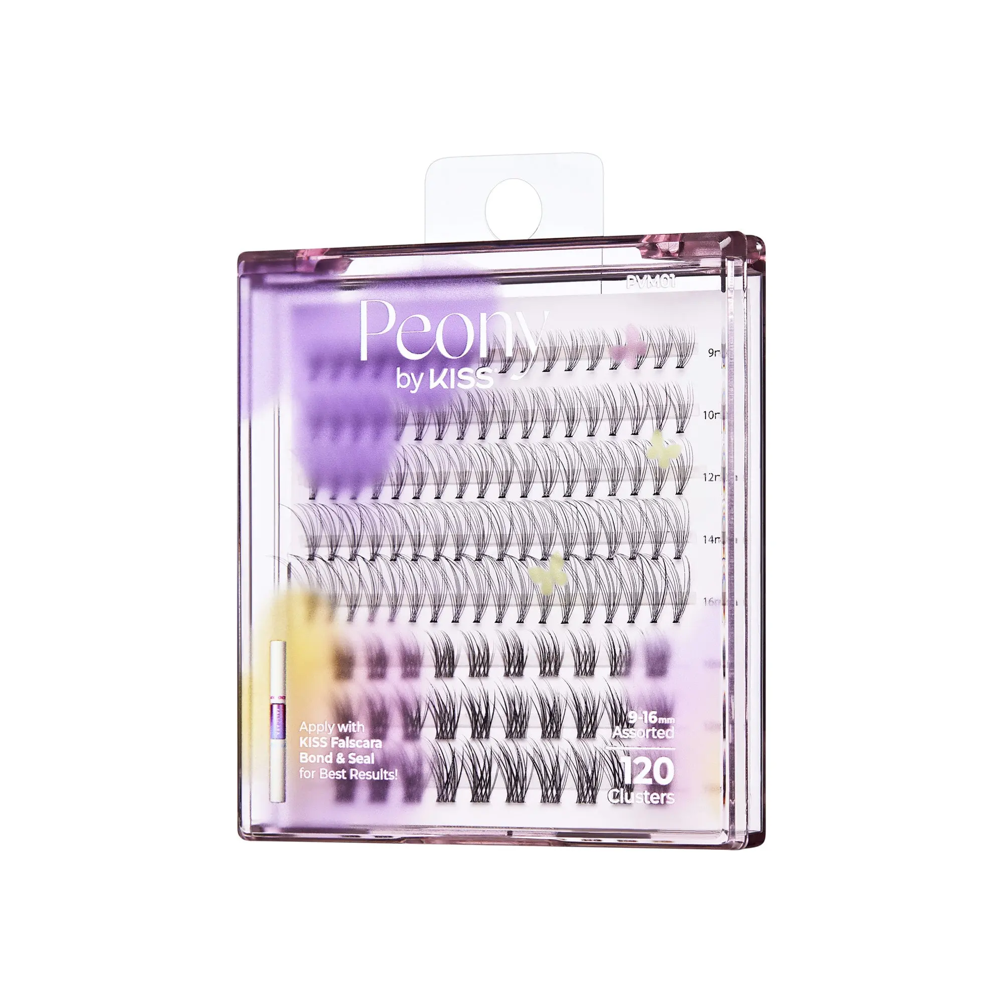 Kiss Peony False Eyelashes, Lash Extension Kit, 120 Lash Clusters - Misty Haze Kiss Peony False Eyelashes, Lash Extension Kit, 120 Lash Clusters - Misty Haze