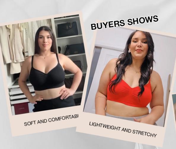 FeelinGirl Women's Wireless Bra Comfort Bralettes No Underwire Unlined Cami Bra Seamless Tshirt Bras Sports Bra Bralette Basic Comfortable Fit Womenswear Everyday Up to 44DD Super Brand Day #Summervibes FeelinGirl Women's Wireless Bra Comfort Bralettes No Underwire Unlined Cami Bra Seamless Tshirt Bras Sports Bra Bralette Basic Comfortable Fit Womenswear Everyday Up to 44DD Super Brand Day #Summervibes