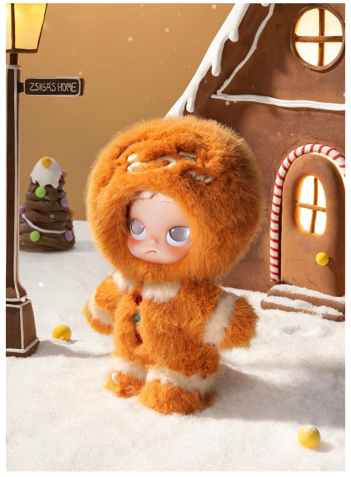 POP MART Zsiga Gingerbread Man 1/8 Action Figure
