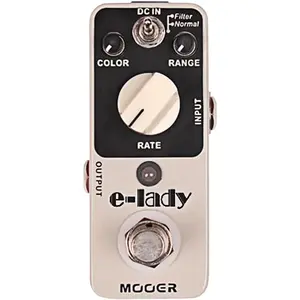 MOOER E-lady Analog Flanger Pedal, Filter Mode, Oscillator effects, Ture Bypass