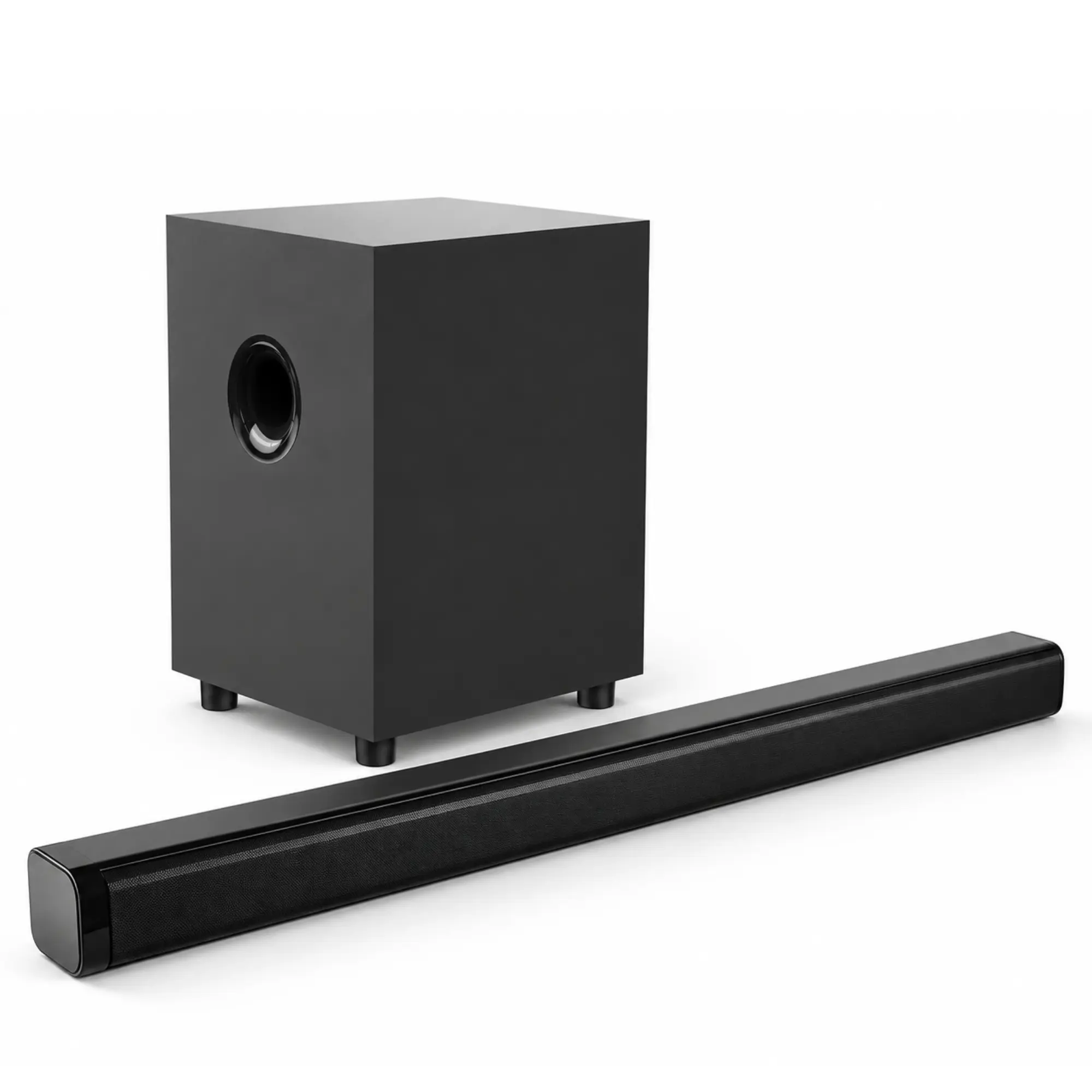 TOPTECH KIK-102 38 inch Bluetooth Soundbar with Subwoofer, Wall-Mountable Home Audio