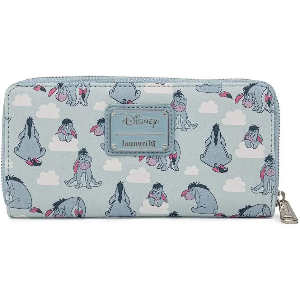 Loungefly Disney Eeyore Allover Print Zip-Around Wallet, Wallets For Women, Cartoon Animal Women's Wallets