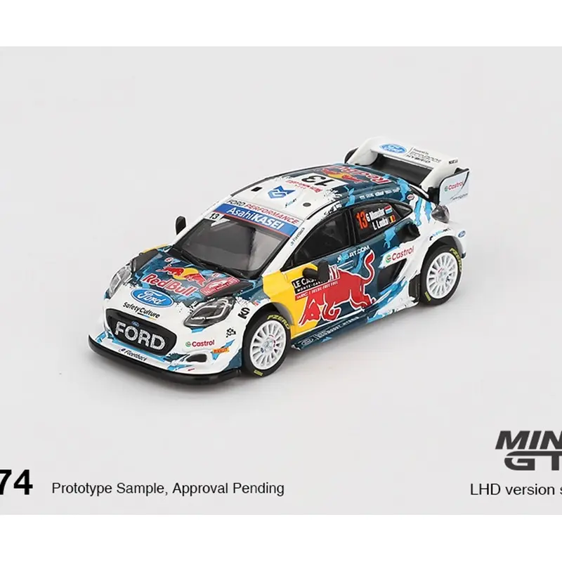 Mini GT 1:64 Diecast Car Model - Porsche 911 GT3 R #77 AO Racing