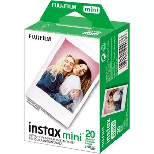 Fujifilm Instax Mini Instant Film Twin Pack - 20 Sheets for Fujifilm INSTAX MINI Cameras & Smartphones - Credit-Card Sized, Hi-Speed ISO 800, Glossy Finish