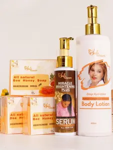 Nourishing Hydration Serum Bundle —Deep Hydration Body Lotion & Serum Set Multi-Step Glow Routine for Smooth, Moisturized, Radiant Skin