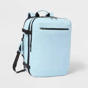 40L Travel Backpack With Expansion - Open Story Blue