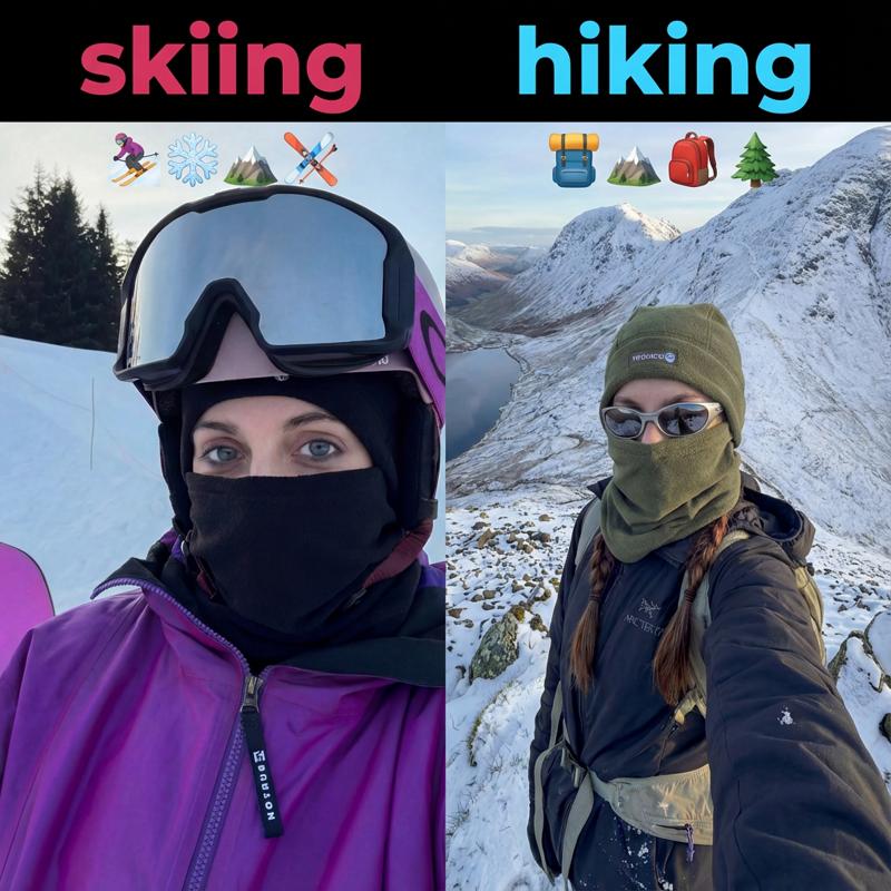 Windproof Beanie with Scarf Two Pieces Polar Fleece Balaclava Hood Face Mask Ski Mask For Cycling Skiing Fishing Outdoor Activity Construction Sites Farms And Training Fashion Shiesty Mask