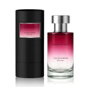 Crimson Mist Eau de Parfum - Romantic Signature Perfume for Every Moment, Ombre Bottle, 6-8 Hour Long-Lasting Elegance, Gentle & Natural, Perfect Gift