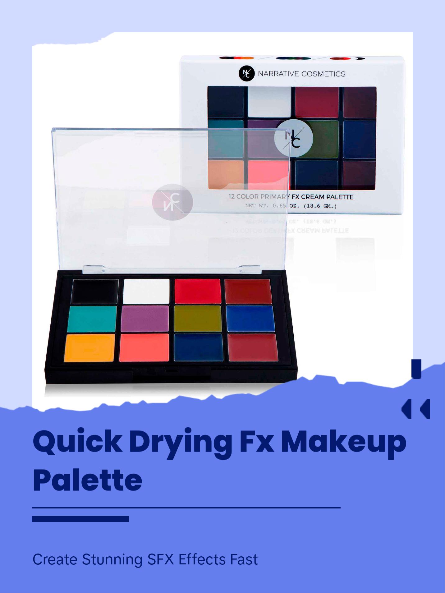 Quick Drying Primary FX Cream Makeup Palette