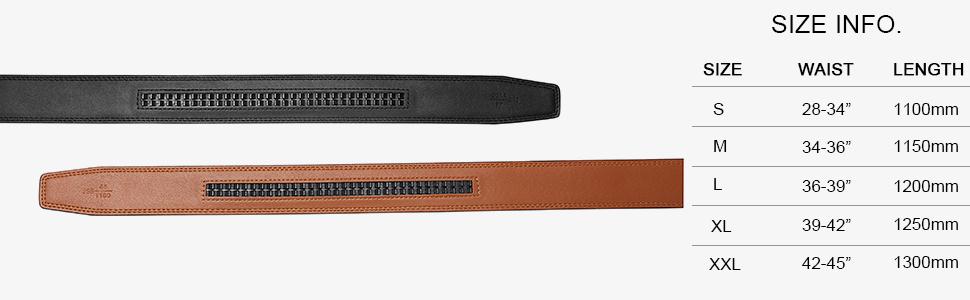 BOSTANTEN Leather Mens Belt Easy Release Ratchet Belt For Men Dress and Casual with Adjustable Buckle, Trim to Fit Textured Fathers Gift