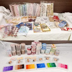 Craft Kit Sticker Set with Assorted Colors and Designs for Scrapbooking and Journaling