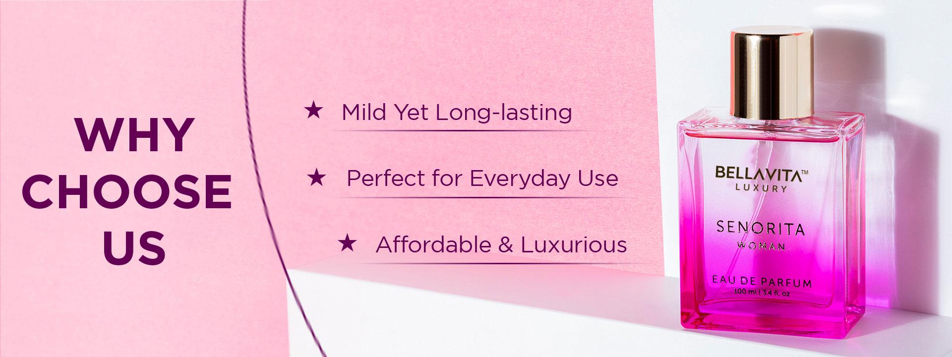 Bellavita Luxury Senorita Eau De Parfum | Women’s Perfume | Playful, Sweet & Confident Notes | Long-Lasting | Vegan & Cruelty-Free