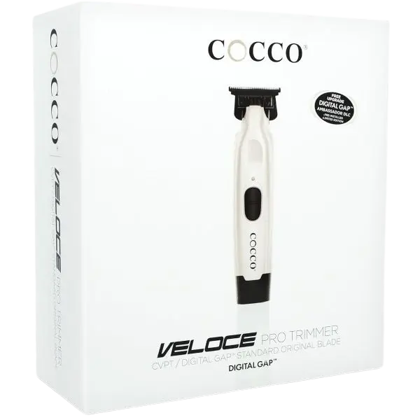 Cocco Veloce Pro Trimmer – Pearl White (CVPT‑PEARL‑WHITE) | Dual Voltage