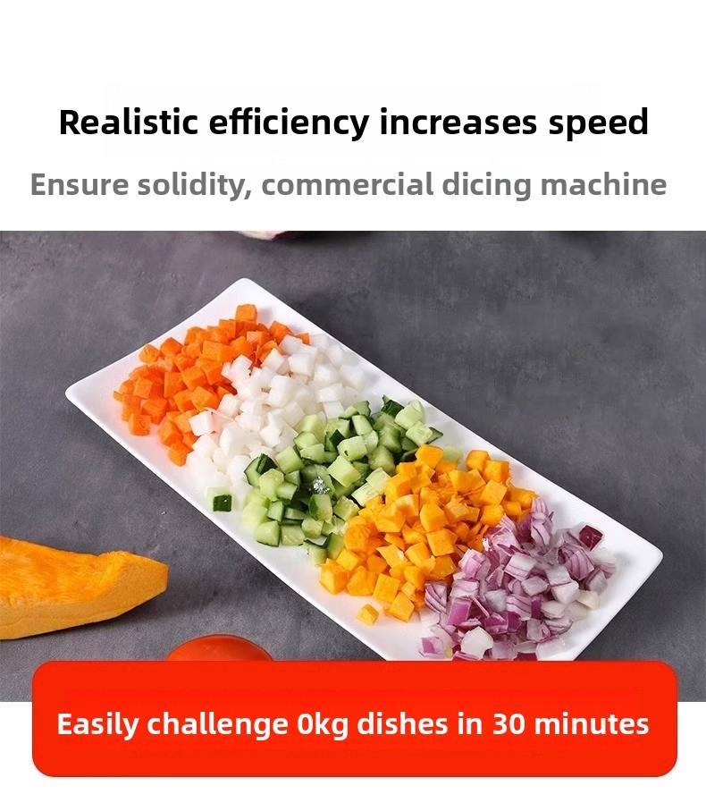ULRICA 4-in-1 Electric Vegetable Slicer & Chopper, Multifunctional Food Processor with Dual Feed Chutes for Slicing, Shredding, Dicing & Wavy Cuts – Perfect for French Fries, Onions & Carrots