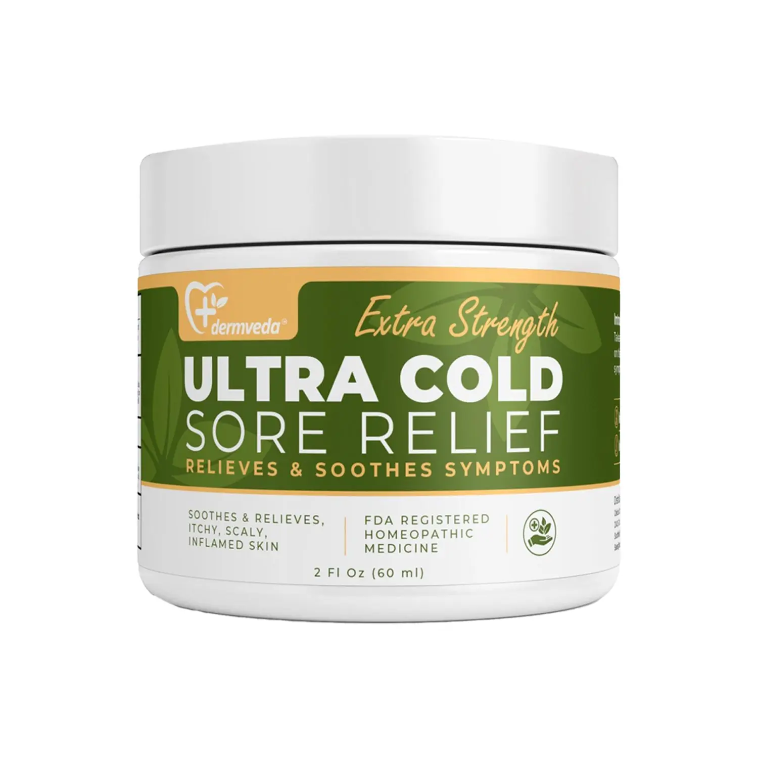 Dermveda Cold Sore Relief | Healing Cream for Fever Blister Treatment