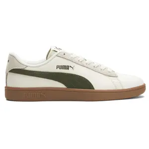 PUMA Mens Smash V2 Preppy Lace Up Sneakers Shoes Casual - White