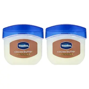 Vaseline Lip Therapy® Jelly, Cocoa Butter, 2 Pack, 0.25 oz (7 g) Each