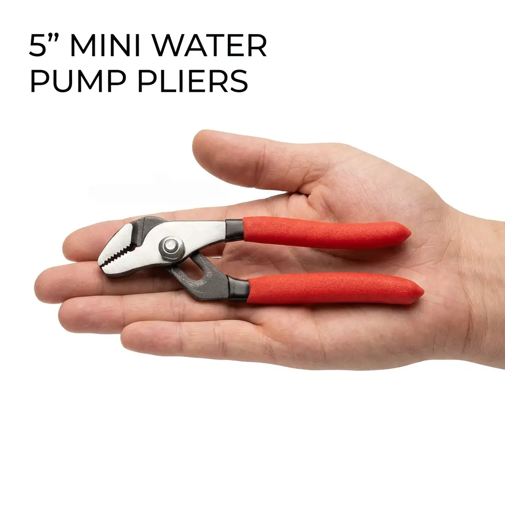 Groove Joint Pliers 4/5 Inch with Fast Adjustable Pliers V-Jaw Tongue and Groove Pliers Wrench for Water Pump,Home Repair,Plumbing,Gripping,Nuts,Bolts,Pipe,Fittings Vise Grip Pliers Locking Pliers Set