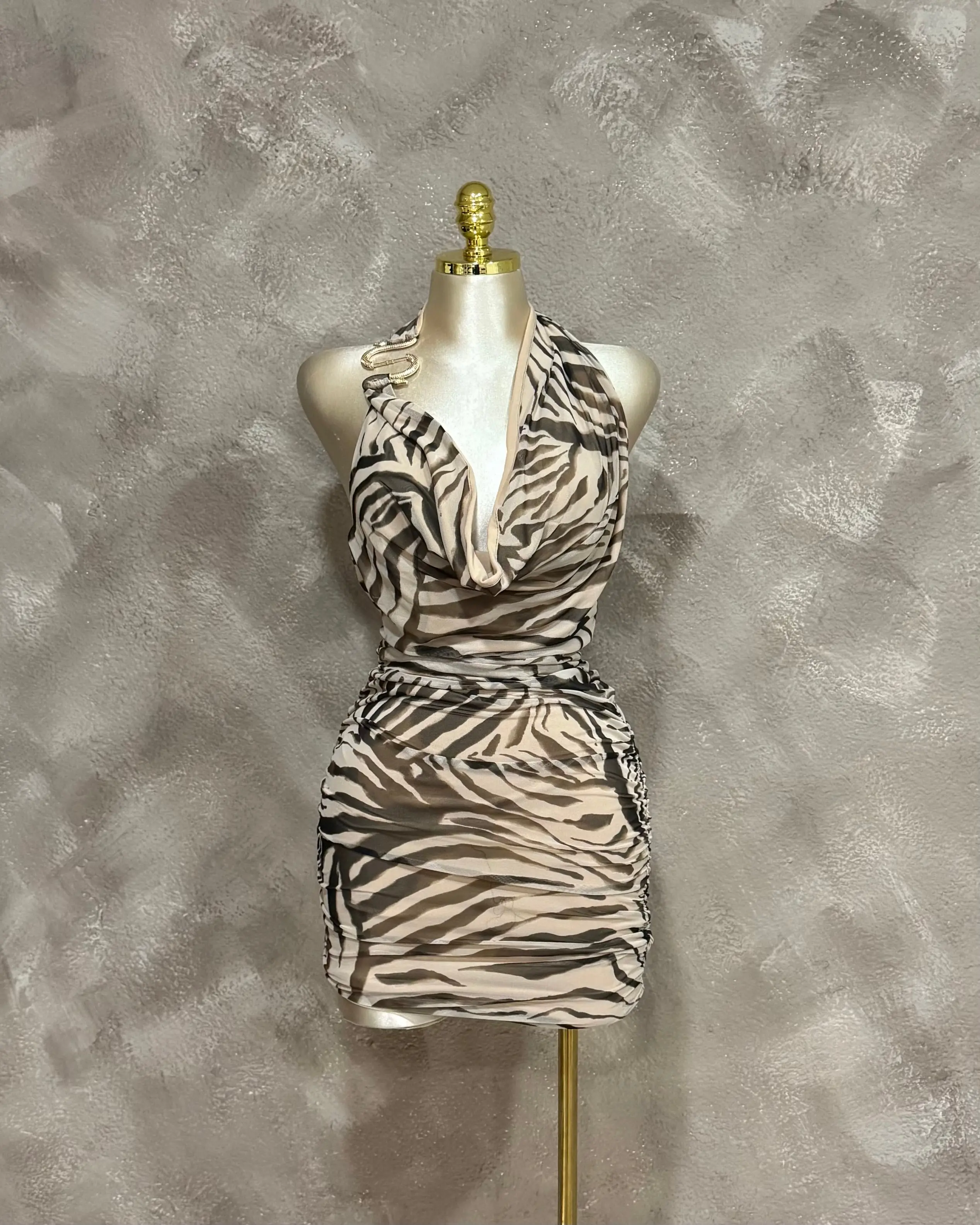 Kinsley zebra dress