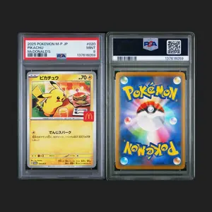 [PSA 9] 2025 Pokémon Japanese M-P Promo 020 Pikachu McDonald's