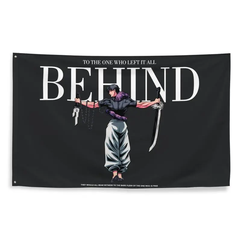summerwins Strong Synthetic Toji Anime Jujutsu Print Cotton Linen Tapestry (3x5ft) - Decorative Home Supplies, Living Room Wall Decor, Anime Room Decor for Teens