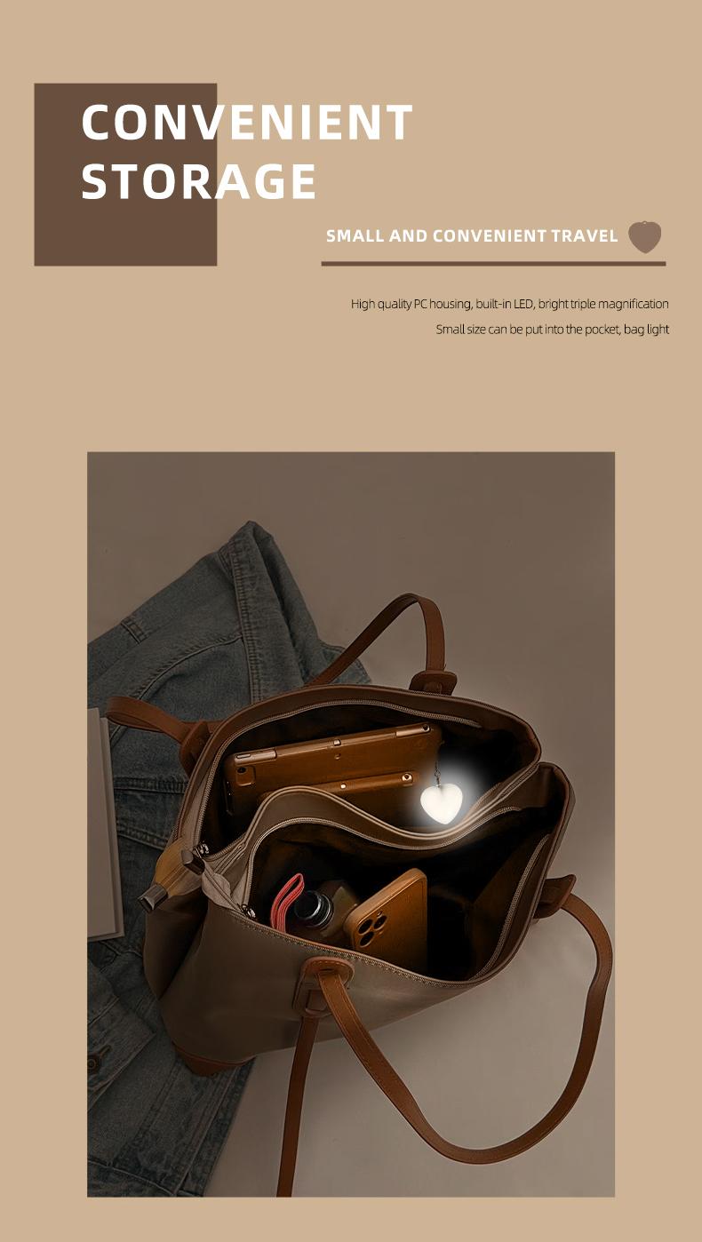 Love Wallet Tote Bag Touch Sensing Light Leather Handbag with Chain Strap for Women Heart-Shaped Illumination Functional & Stylish Accessory Love Wallet Tote Bag Touch Sensing Light Leather Handbag with Chain Strap for Women Heart-Shaped Illumination Functional & Stylish Accessory