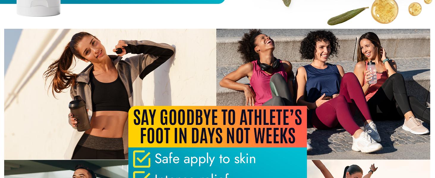 Foot Cream | Athlete’s Foot Cream for Cracked Heels, Dry Skin & Itchy Feet | Relieves Itching, Burning & Redness | Antifungal Treatment Helps with Nail Fungus, Jock Itch & Ringworm | 4.05 fl oz