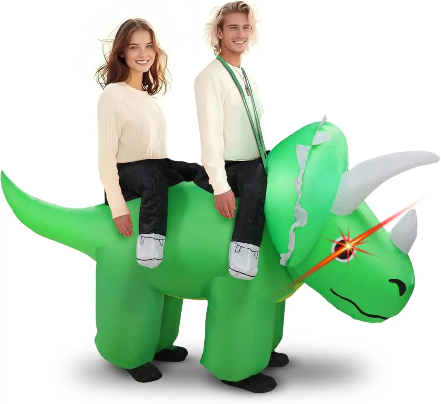 Couples Halloween Costumes for Adults 2026: Blow Up Costumes 2 People Funny Dinosaurs Costumes for Men Women Cosplay