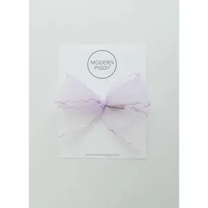 Lavender Mist | Ribbon Bow: Nylon Headband