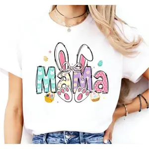 Family Easter Shirt Gigi Nana Mama Mini Bunny Spring Holiday T shirt Happy Easter Tee