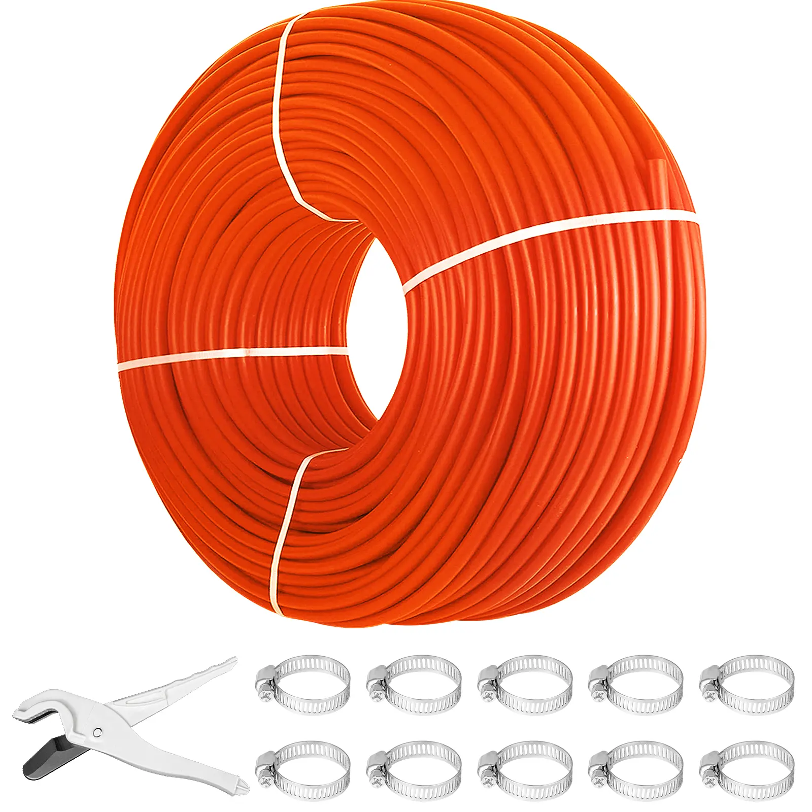 1000Ft 1/2" Oxygen Barrier PEX Tubing Pipes - Hot Water Safe (180f,200f,73f), Radiant Floor Heating, Plumbing, Pipe Fittings & Accessories Compatible