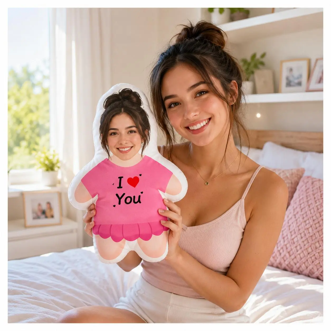 Personalized Photo Pillow | Custom Face Body Pillow | Custom Person Pillow | Funny Couple Gift | Pet Photo Plush Pillow | Birthday Anniversary Gift