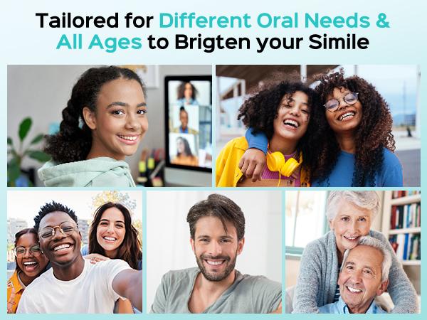COSLUS C30 Sonic Rechargeable Electric Toothbrush for Adults:41000 VPM,15 customizable intensity levels -4 brush heads (2W + 2U),IPX7 ,2-minute smart timer,Oral Care Appliance,Suitable for Sensitive Teeth and Braces,Plaque Remover Father's Day Gift