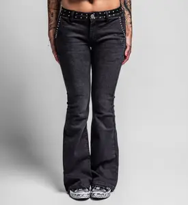 Affliction Men's Jeans Cross Applique