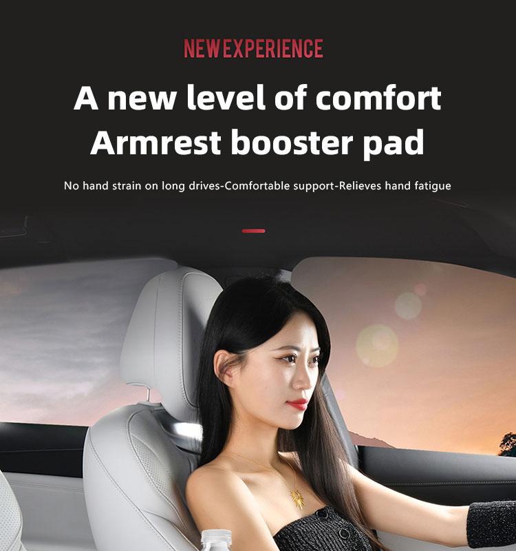 Car interior accessories armrest box storage bag for storage and organization of universal car interior accessories, cup holder and mobile phone storage cabinet for long-distance driving travel, car center console armrest pad, multi-function storage bag