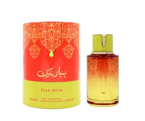 Arabiyat Prestige Pear Musk EDP 3.4FL.OZ For Women And Men - Fresh Floral & Woody Scent with Pear Vanilla Accord