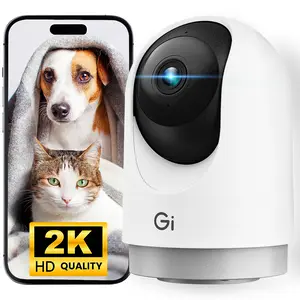 GEARit Wifi Indoor Camera with Pan/Tilt for Baby & Pet - 2K Video, 2-Way Audio, Motion Tracker Hd Security