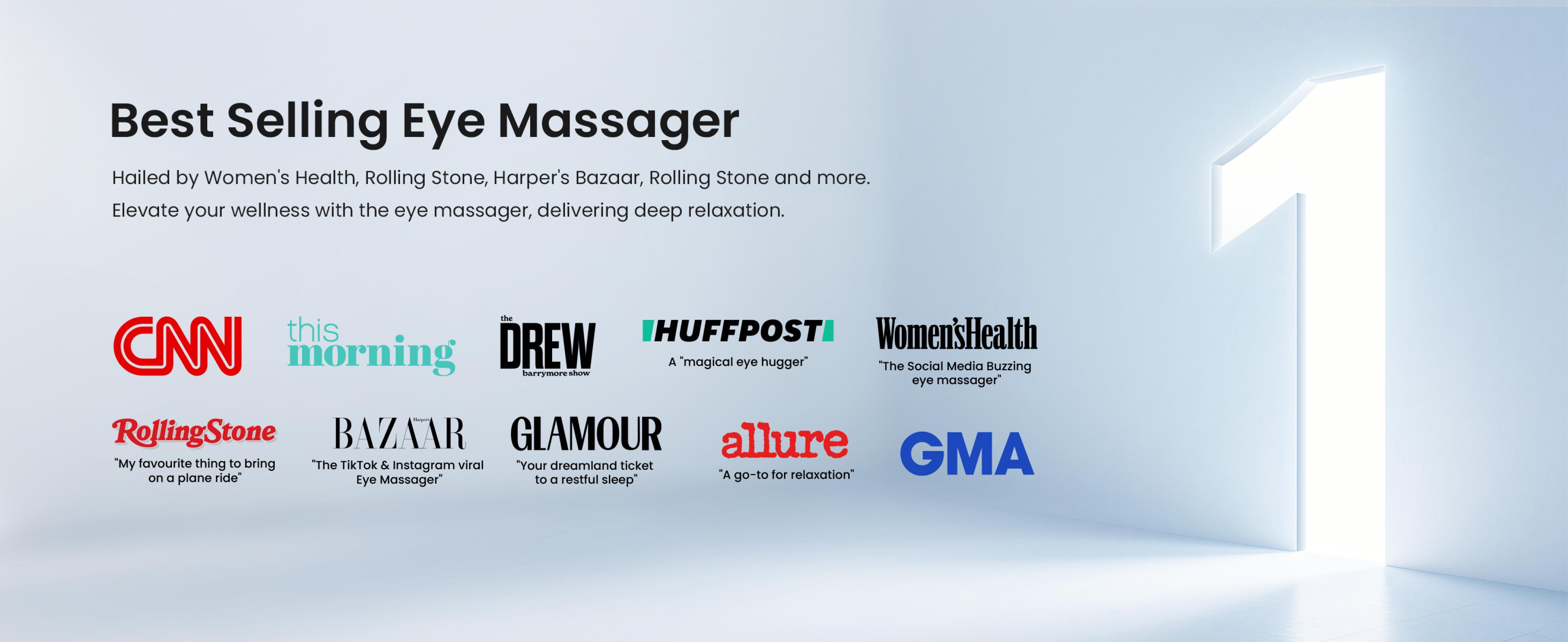 RENPHO Eyeris 1 Eye Massager with Heat, Gift Choice for Man Women Smart Comfort Eye Mask with Bluetooth Music, Spring Glow Up Birthday Gift